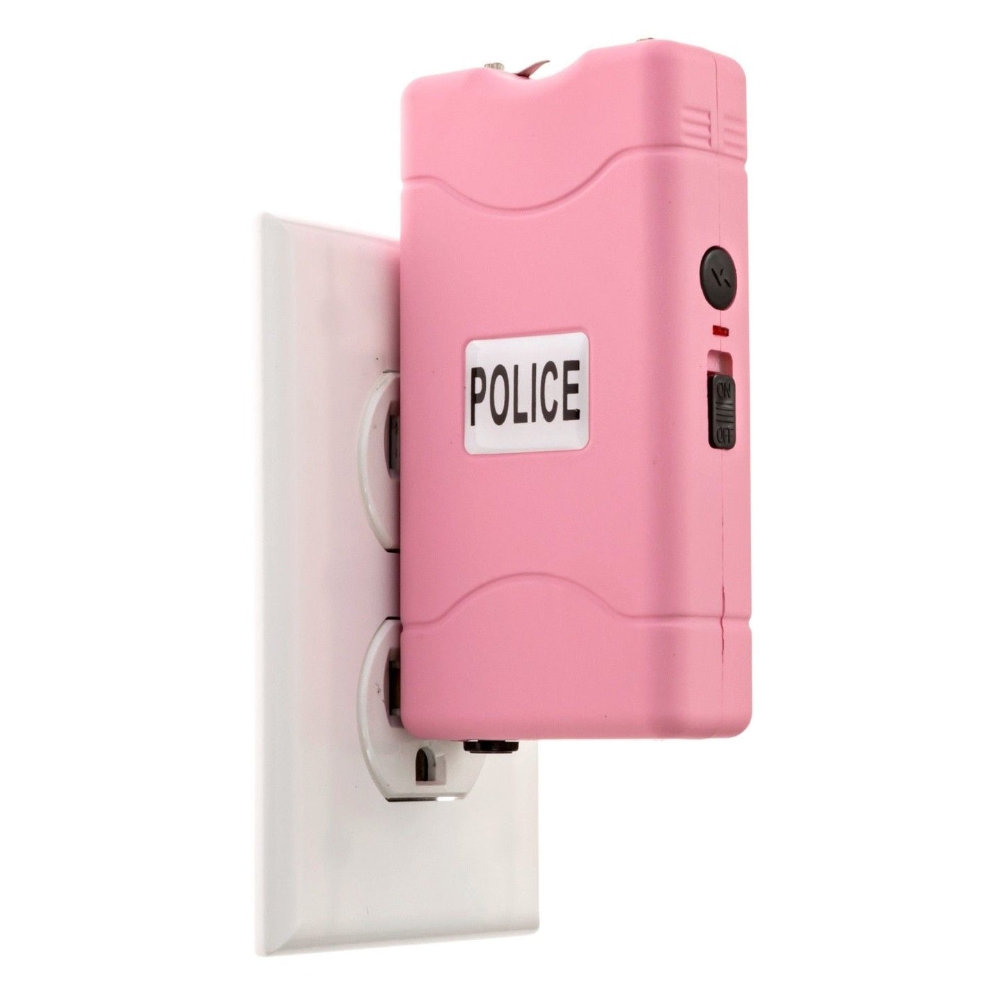 Stun Flashlight Stun Gun 800 PINK - 450 MV Mini Rechargeable with LED Light and Case Self-Defense Defend Yourself Electric Tazer Flashlight