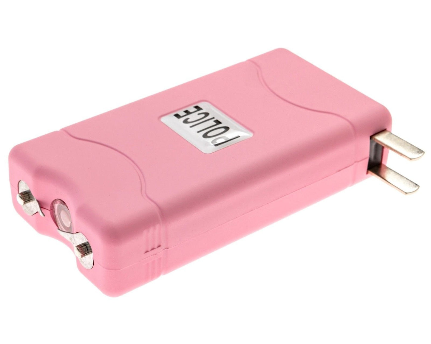 Stun Flashlight Stun Gun 800 PINK - 450 MV Mini Rechargeable with LED Light and Case Self-Defense Defend Yourself Electric Tazer Flashlight