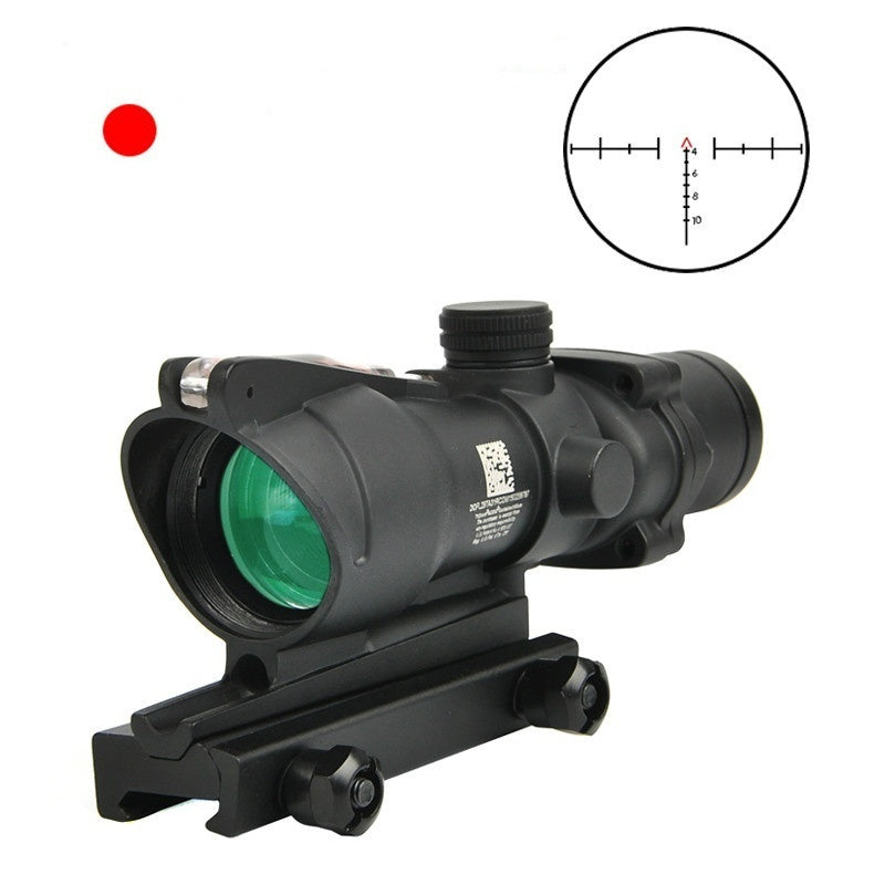 ACOG 4X32 Scope Sight Real Fiber Optics Green/Red Illuminated Crosshair Hunting Riflescopes