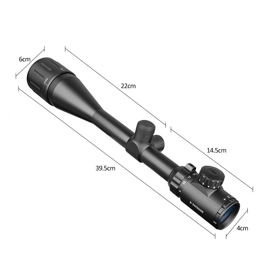 Hunting Rifle Tactical Riflescope 6-24X50 AOEG Reticle Riflescopes