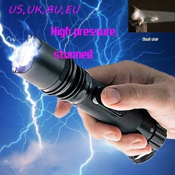 Briday 305 Model Stun Gun LED Flashlight Rechargeable Electric Shock Torch