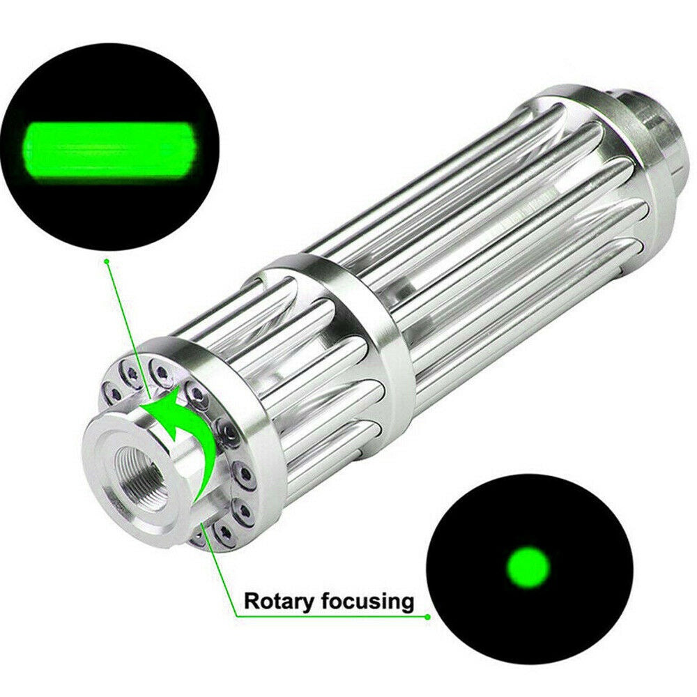 532nm Green Laser Pointer Pen Visible Beam Light Zoom Focus Lazer