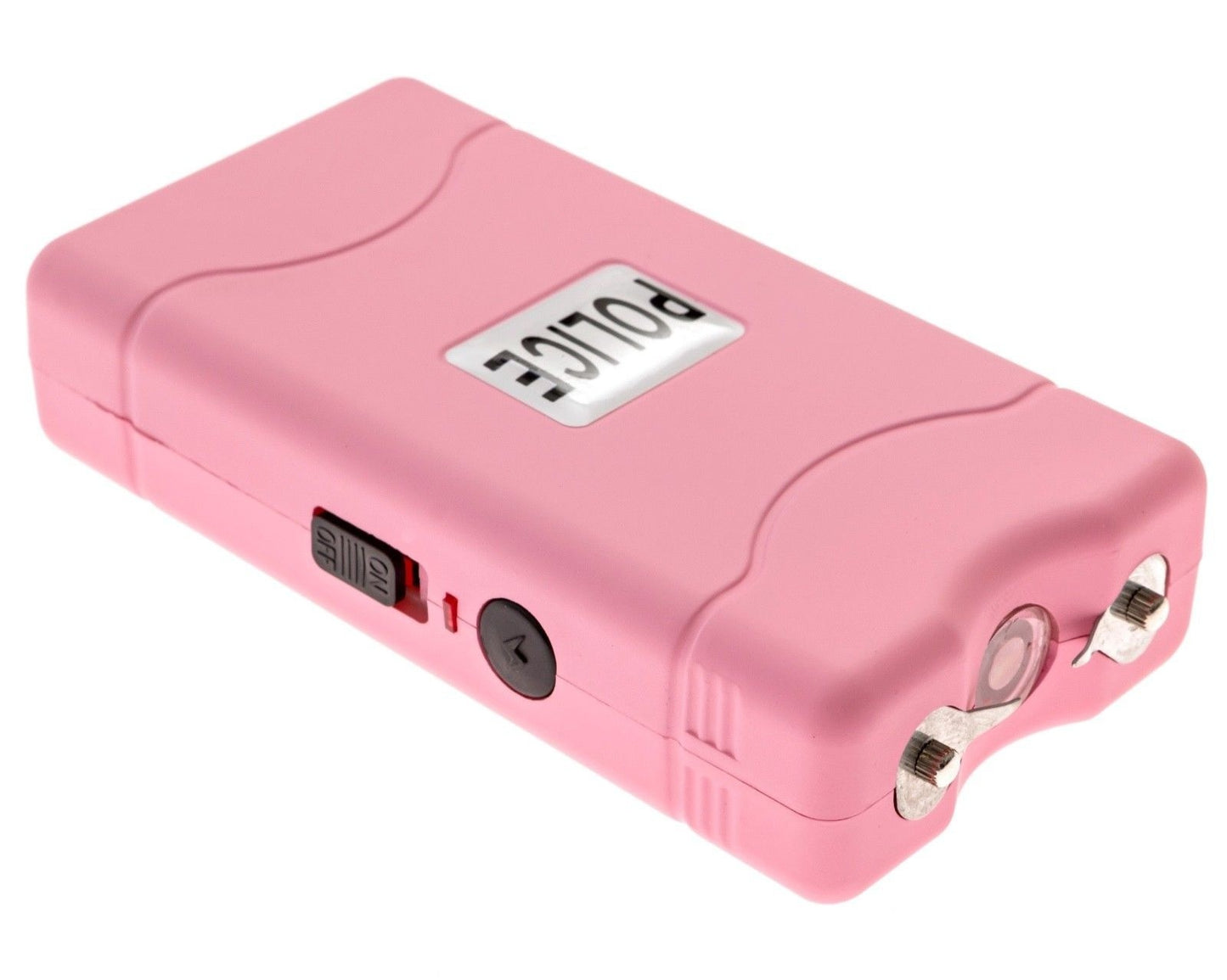 Stun Flashlight Stun Gun 800 PINK - 450 MV Mini Rechargeable with LED Light and Case Self-Defense Defend Yourself Electric Tazer Flashlight