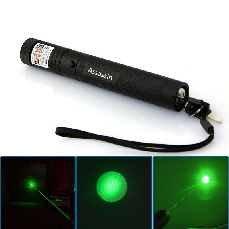 900Miles 1mw Green Laser Pointer Pen 532nm Lazer Beam Light Water Resistant