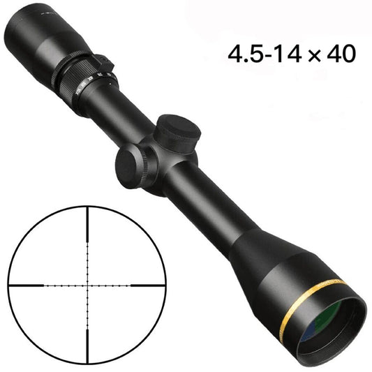 4.5-14x40  (Adjustable Objective) Rifle Scope Sight Glass Mil Dot With Mounts Hunting