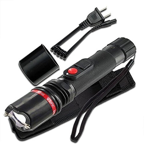 Briday 305 Model Stun Gun LED Flashlight Rechargeable Electric Shock Torch