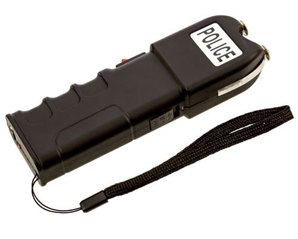Shock Flashlight Stun POLICE 928 Heavy Duty Rechargeable with LED Flashlight & Case 2