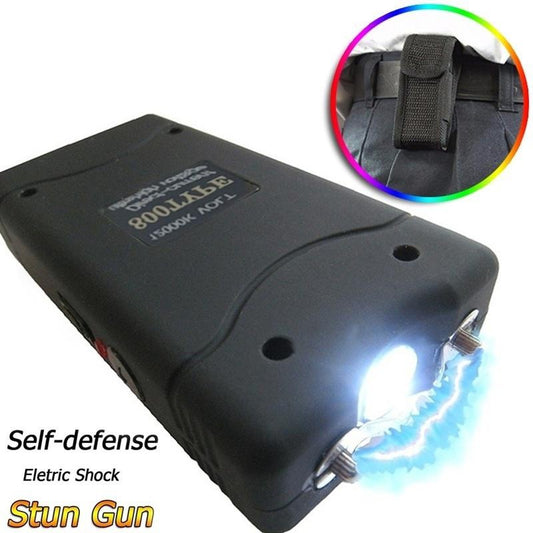 POLICE Mini Flashlight Stun Guns Defense LED Charging Tactical Flashlight Self-defense Flashlight