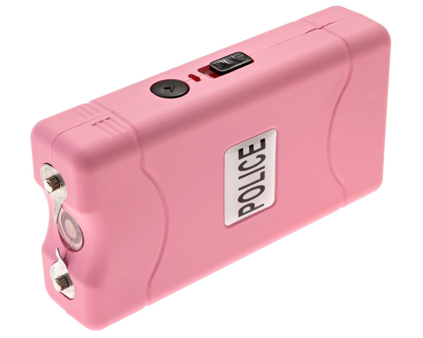 Stun Flashlight Stun Gun 800 PINK - 450 MV Mini Rechargeable with LED Light and Case Self-Defense Defend Yourself Electric Tazer Flashlight